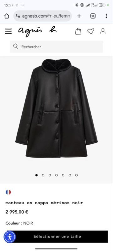 Женская кожаная куртка размер М