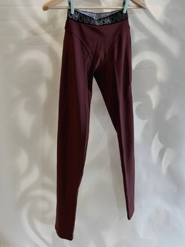 Леггинсы бордовые iron by mironova размер S