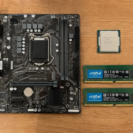 Процессор Intel Core i5-11400, материнская плата Gigabyte H510M H, 16GB DDR4