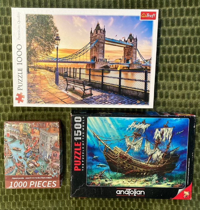 Пазлы Венеция, Тауэрский мост Лондон, Затонувший корабль