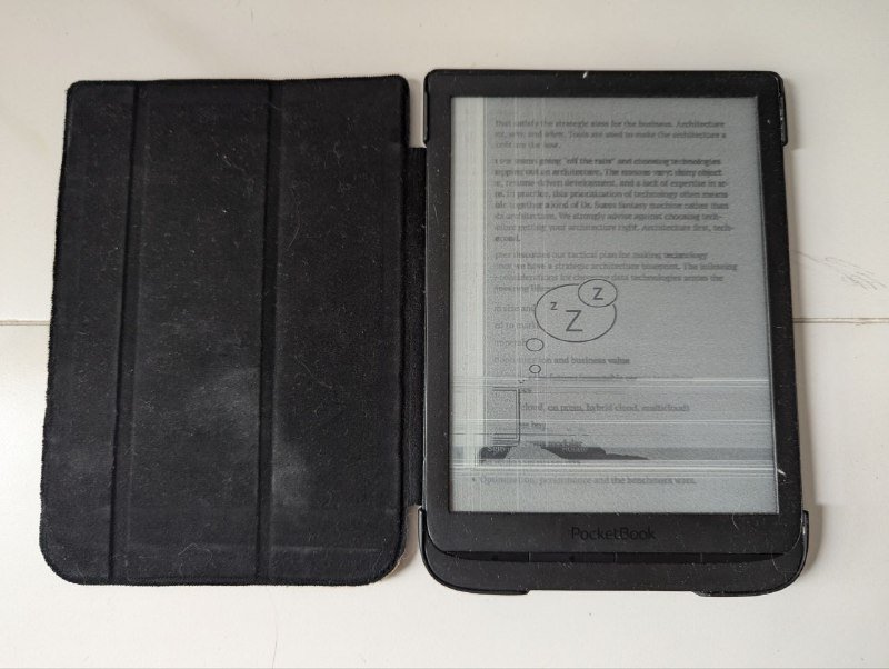 Pocketbook p740 с разбитым экраном на запчасти