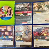 Диски PS5 и PS4, GTA 5, Battlefield, Spider-Man 2