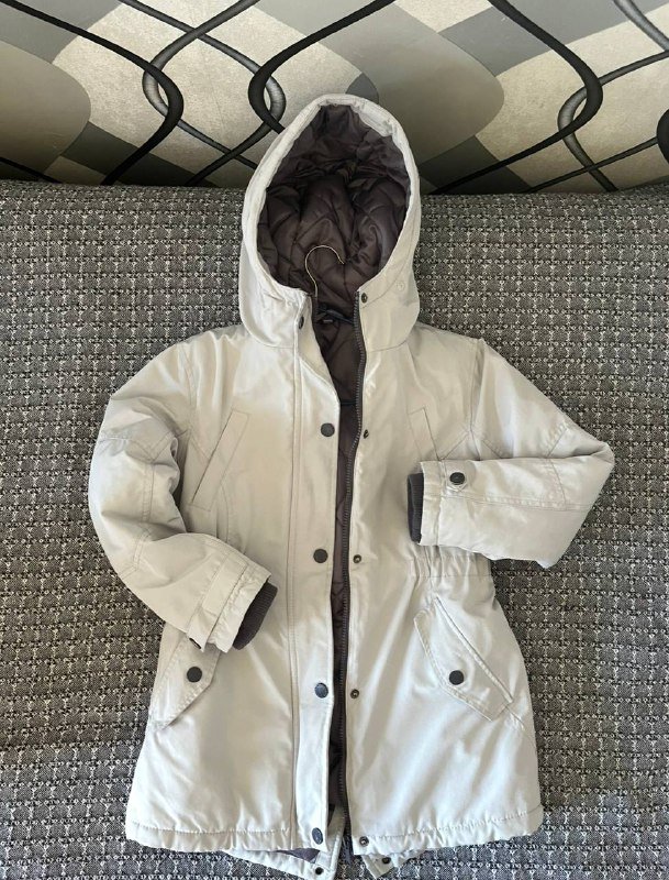 Зимняя куртка парка для девочки 1-2 класс