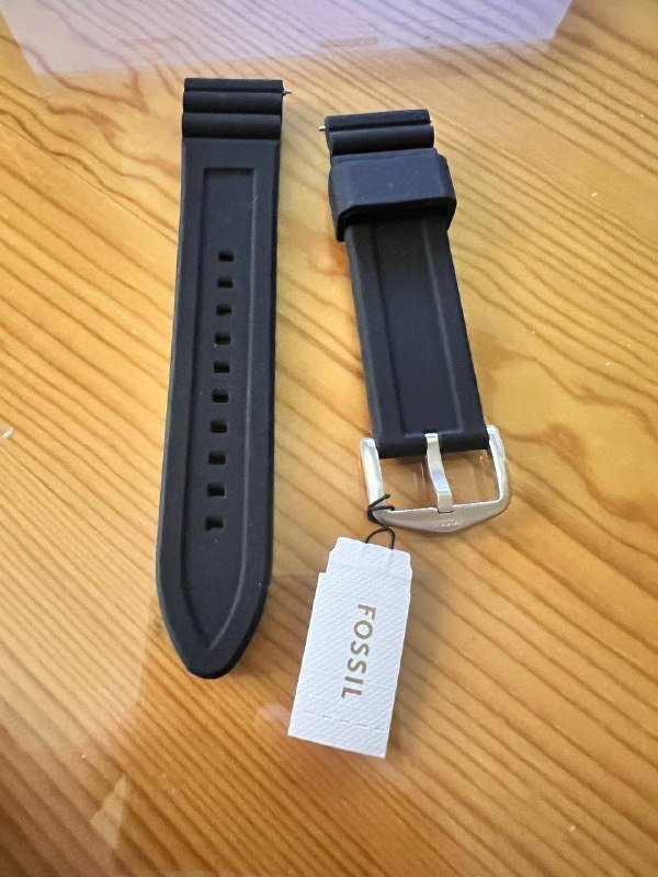 Fossil silicone watch band 22 mm 2