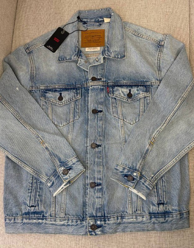 Levi’s светлая джинсовая куртка, Levi’s серая джинсовая куртка 4