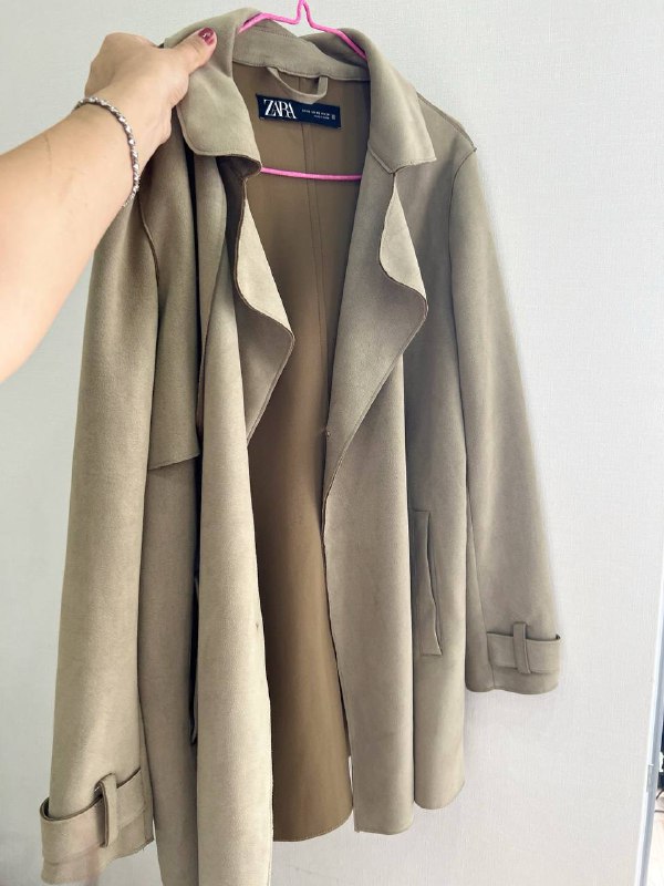 Стильная коричневая куртка, Верхняя одежда Zara 6