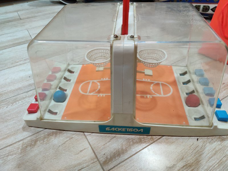 Советская настольная игра Баскетбол