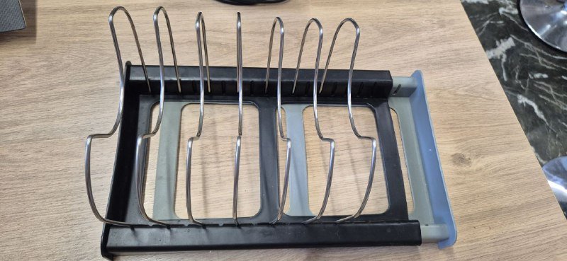 Органайзер кухонный регулируемый для крышек тарелок