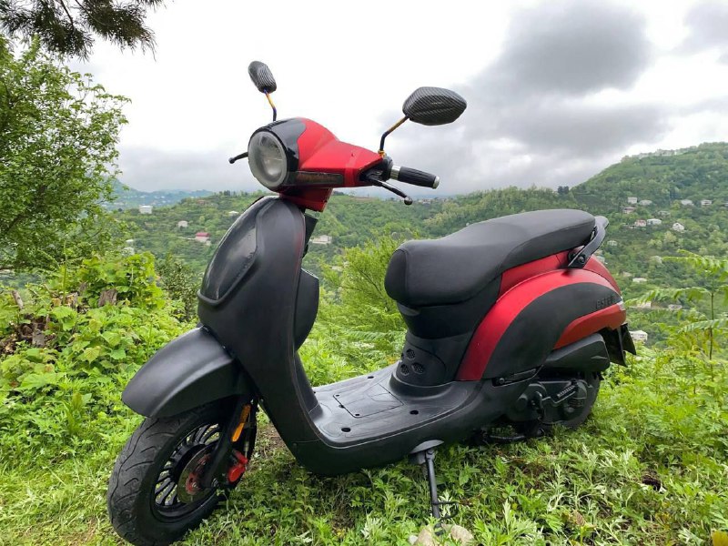 Кофр для мопеда, аккумулятор, светильник, пускозарядное устройство, мопед 10