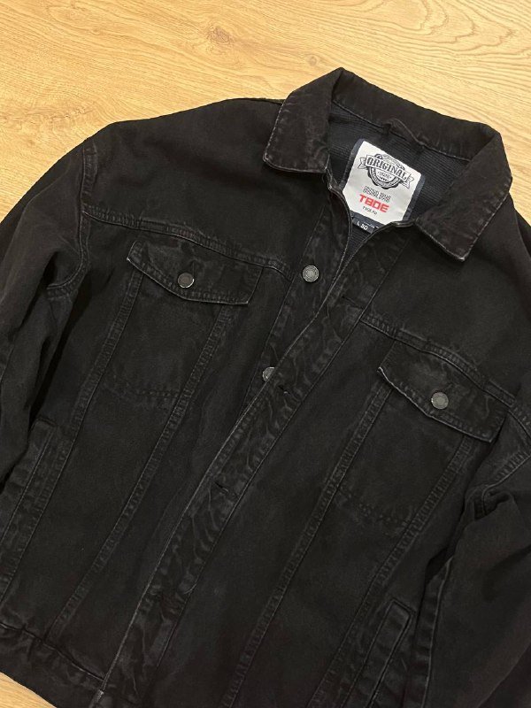 Джинсовая оверсайз куртка, размер L 2