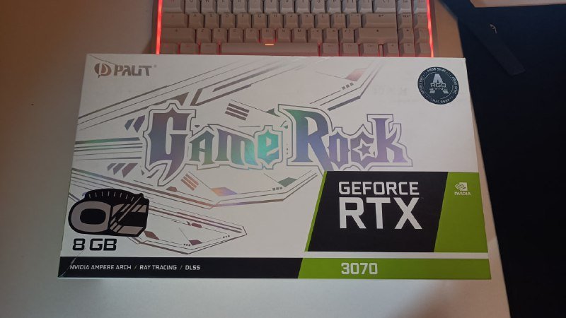 Видеокарта RTX 3070 Palit GameRock OC LHR 3