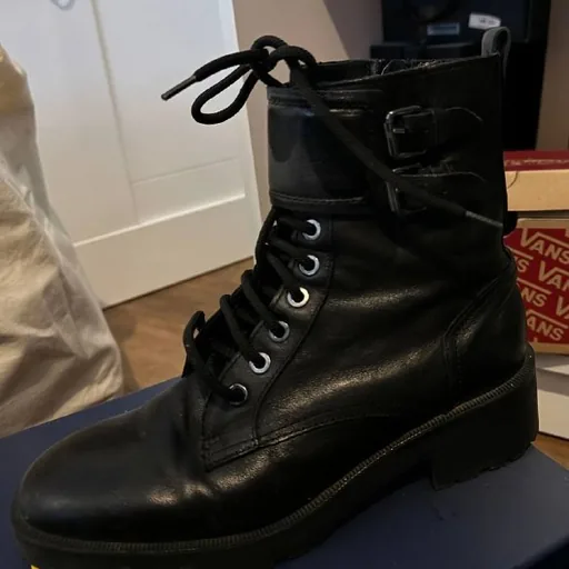 Leather MASSIMO DUTTI boots