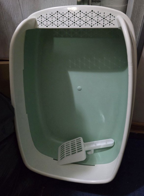 Высокая миска для корма и горшок с совком 3