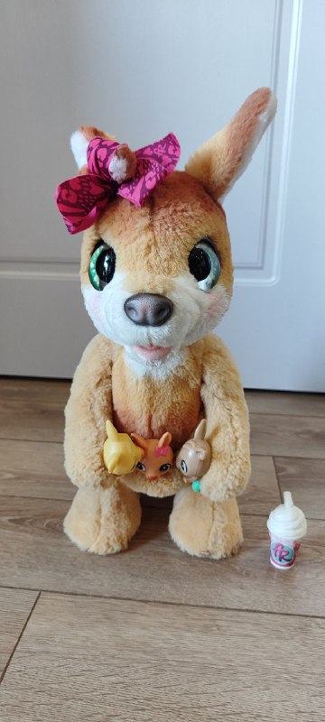 HASBRO FURREAL интерактивная кенгуру с детёнышами 2