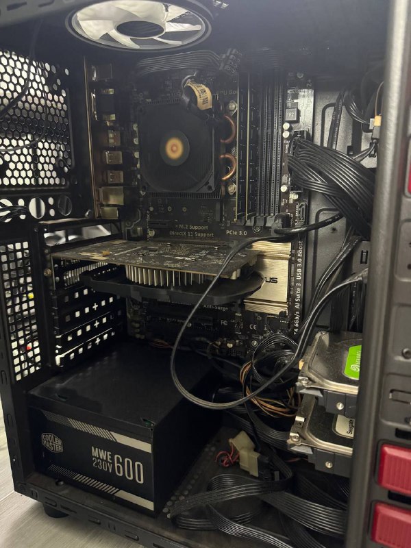 Пк компьютер Asus gtx 1050ti Core i5 Ram 16gb Ssd 500gb Hdd 1tb 1