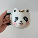 Керамическая кружка панда 1
