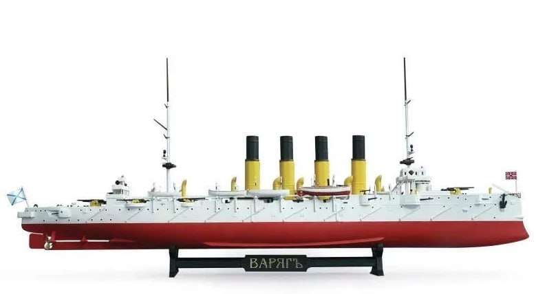Модель для сборки/склейки Крейсер ВАРЯГ 1/350 3