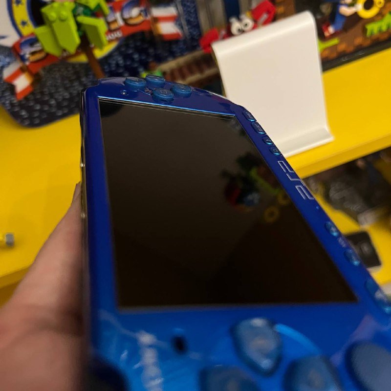PSP 3000 Radiant Blue прошитая игровая консоль 4