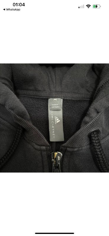 Толстовка Stella McCartney мужская черная на молнии 2