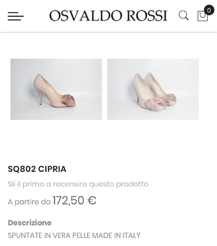 Туфли OSVALDO ROSSI 1