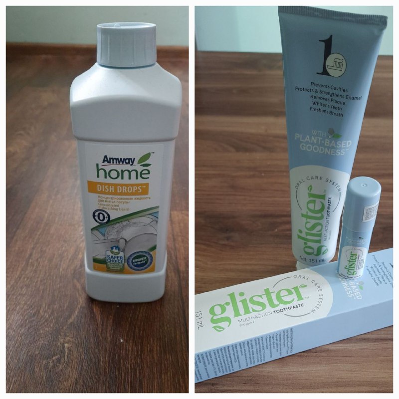 DISH DROPS, Glister Toothpaste