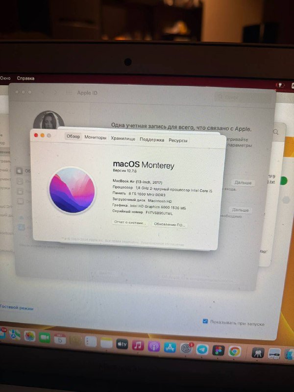 Macbook air 13 (2017) 250 Гб 2