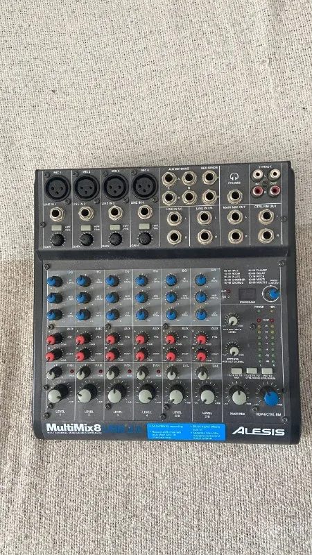микшер Alesis multimix 8 usb 2.0