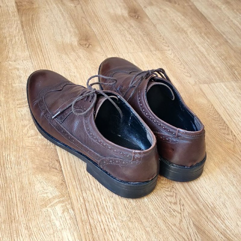 Туфли броги после ремонта подошвы размер 42 2