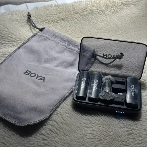 BOYA BOYALINK2 მიკროფონი, DJI Osmo Mobile 6 სტაბილიზატორი