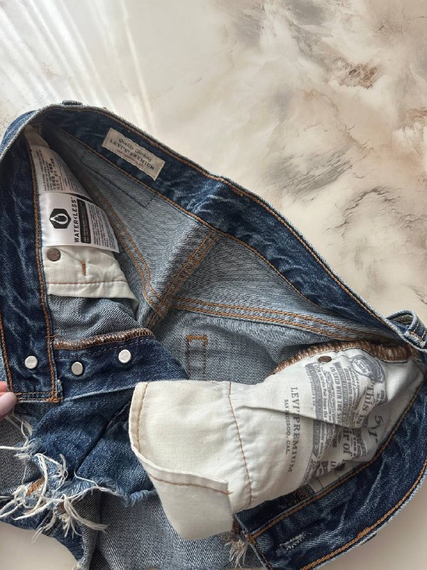 Шорты джинсовые Levi's Premium женские новые 3