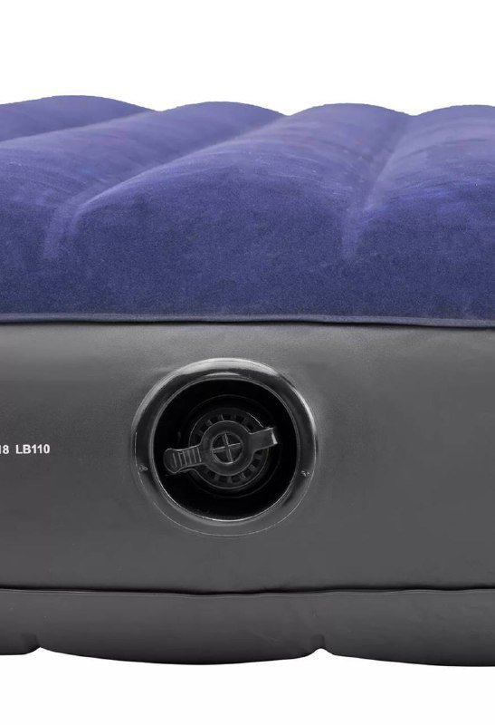 Надувной матрас одноместный с насосом ручным 2