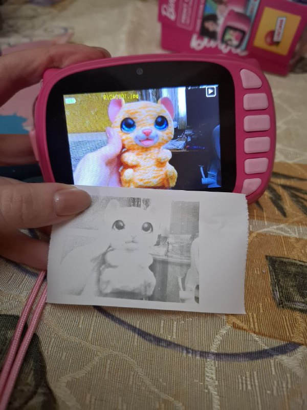 Детский фотоаппарат Barbie с функцией печати 5