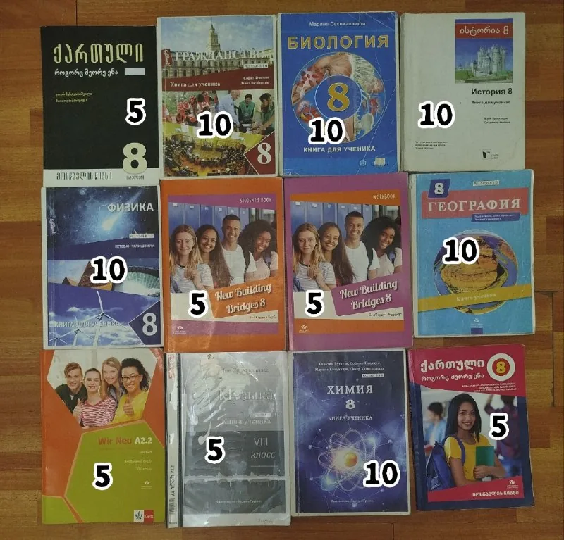 Учебники для 8 класса 1