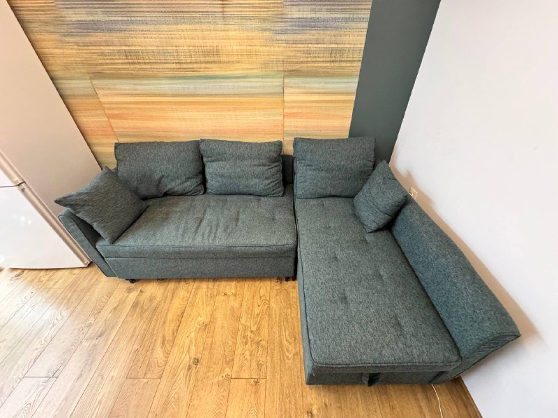 Угловой раскладной диван с местом для хранения 2