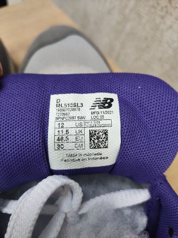 Мужские кроссовки New Balance Ml515SL3 4
