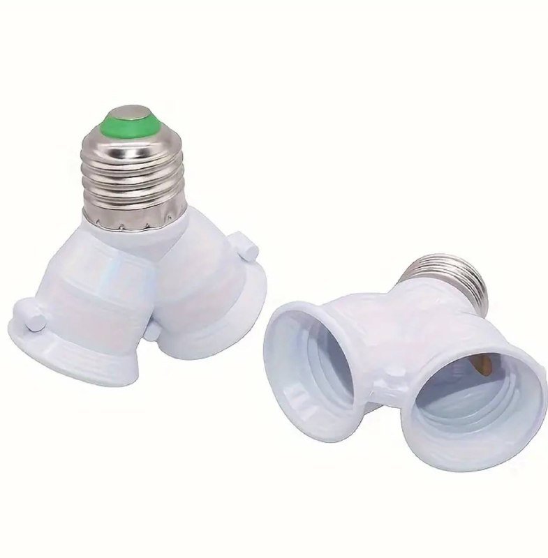 Цоколь разветвитель переходник для лампочек