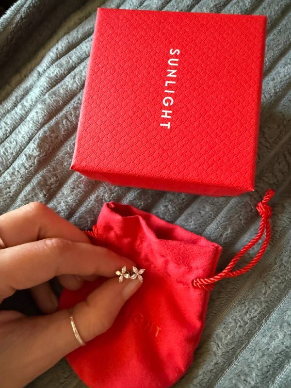 Серьги sunlight серебро с фианитами 3