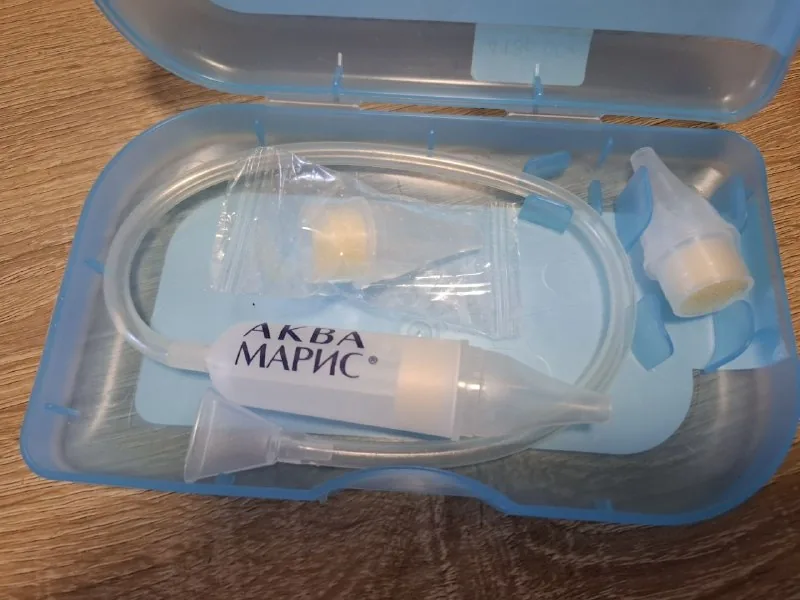 Назальный аспиратор для малышей с насадками 1
