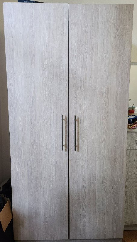 Платяной шкаф мокко вместительный удобный