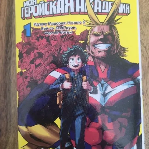 Манга Моя геройская академия, 5 томов