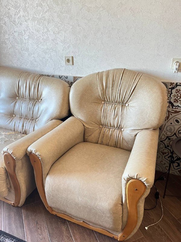 Раскладной диван, 2 кресла 2