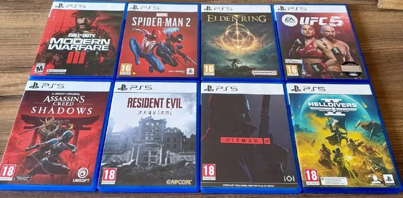 Игры на дисках для PlayStation 4, PlayStation 5