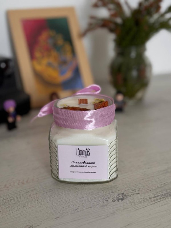 Ароматические свечи из натурального кокосо-соевого воска 3