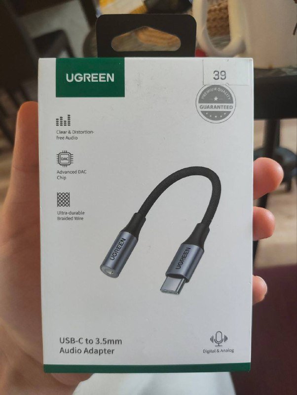 Переходник type-c на 3.5 jack