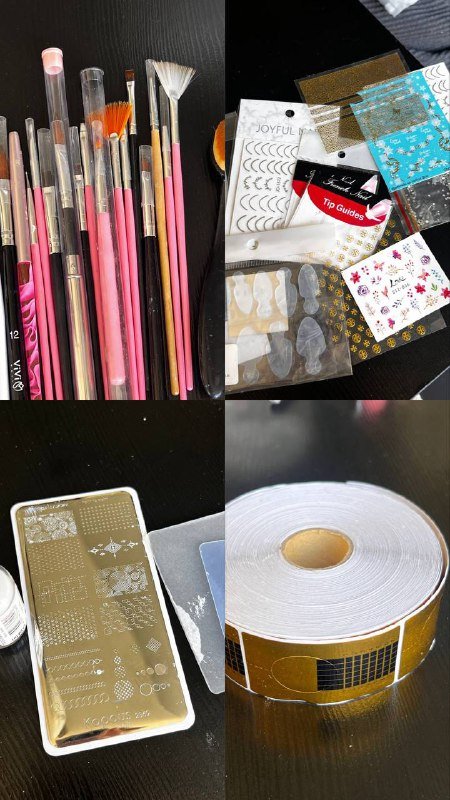 Набор для маникюра и педикюра с лампой и гель-лаками 2