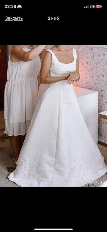 Свадебное платье А-силуэта премиум класс ручная работа 4