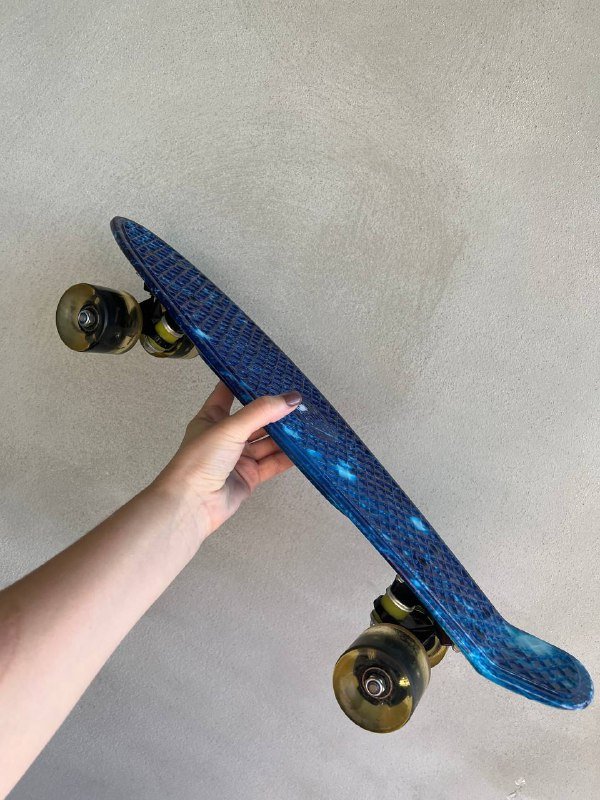 Детский скейт пенни борд со светящимися колесами