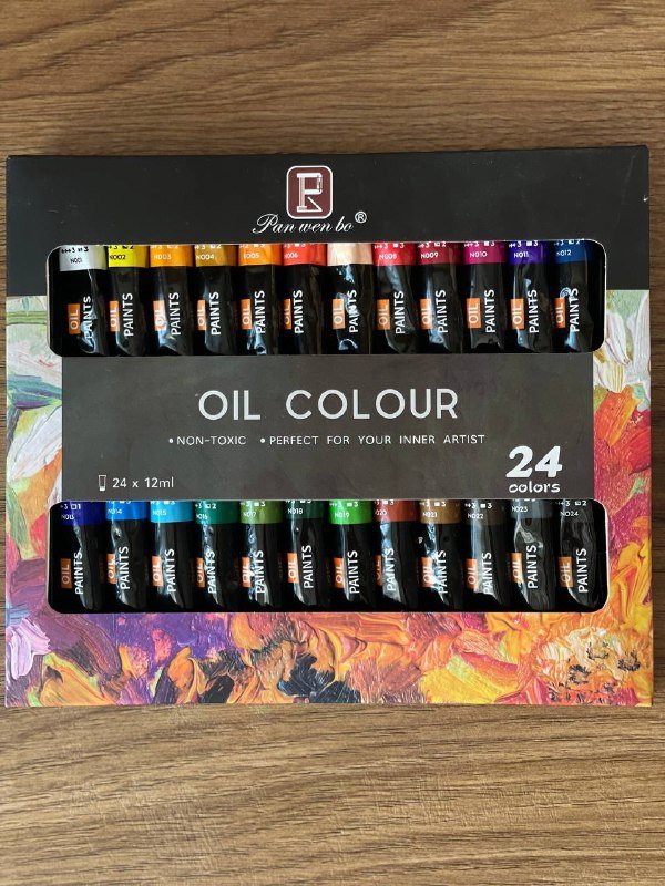 Набор масляных красок 24 штуки по 12ml