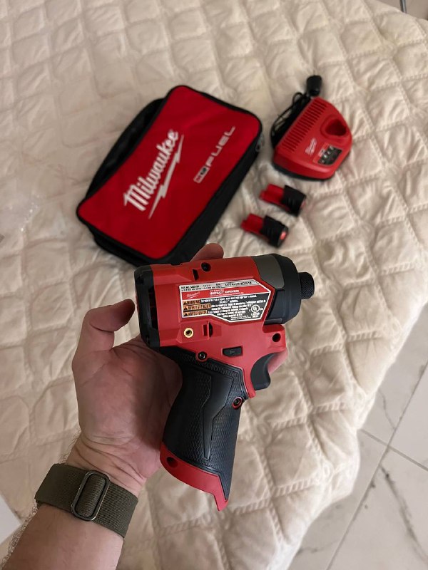 Шуруповерт импакт Milwaukee M12 FUEL 3453 GEN 3 комплект 3
