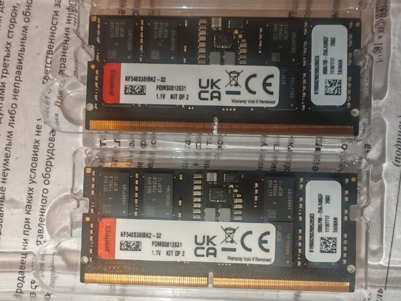 Оперативная память Kingston Fury Impact DDR5 2x16 ГБ 1